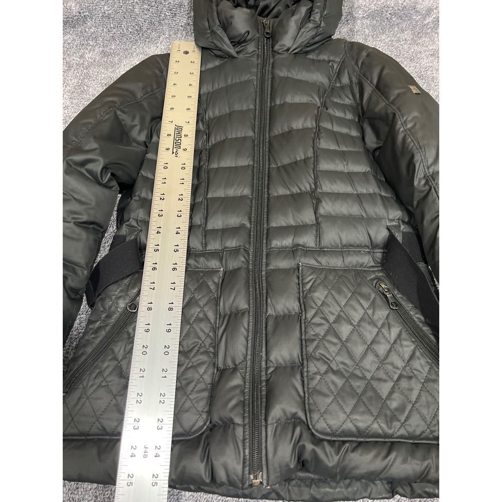The North Face Womens 600 Down Puffer Jacket Black Quilted Hooded Small S/P - Picture 3 of 16